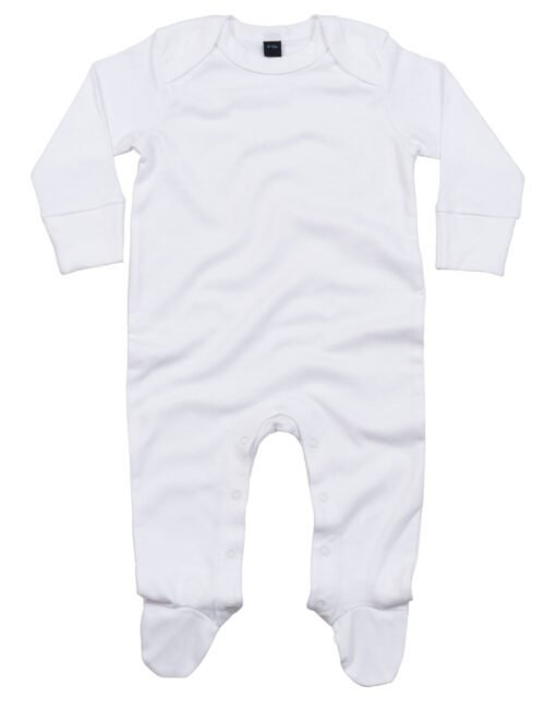BZ35 Babybugz Baby Sleepsuit with Scratch Mitt Babywear