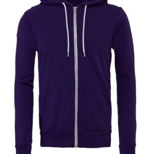 Bella Canvas Unisex Fleece FZ Hoodie