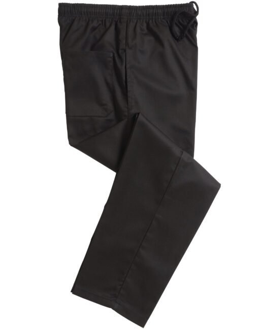 DC18B Dennys Unisex Elasticated Black Trouser Hospitallity