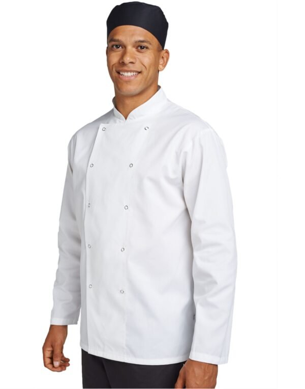 Dennys Budget Long Sleeve Chefs Jacket - Hospitality | Xcel UK