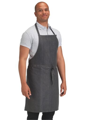 Dennys Cross Dyed Denim Bib Apron - Hospitality | Xcel UK