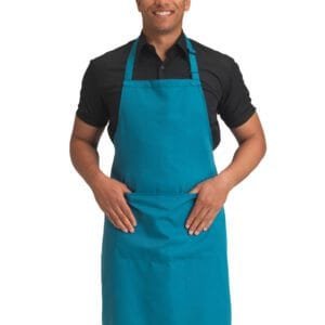 Dennys Recycled Bib Apron With Pocket