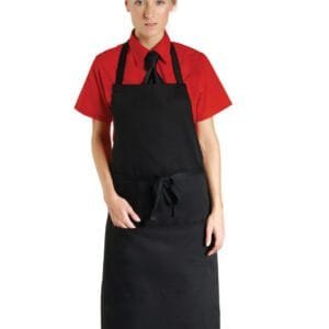 Dennys Low Cost Bib Apron With Pocket