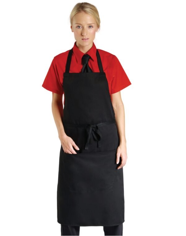Dennys Low Cost Bib Apron With Pocket - Hospitality | Xcel UK