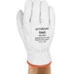 LOW VOLTAGE LEATHER PREMIUM GOAT SKIN GLOVES - Safety Gloves | Xcel UK