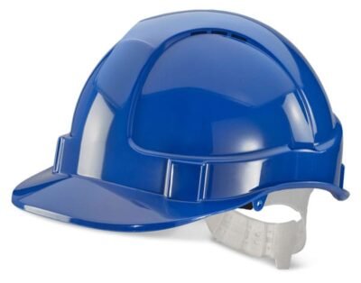 Beeswift Economy Vented Safety Helmet - Head&Face Head Protection | Xcel UK