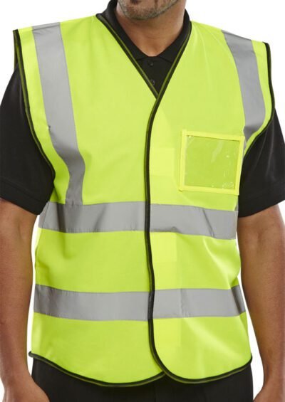 Beeswift ID Vest Hi-Vis - High Visibility Waistcoats/Vests | Xcel UK