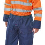 Beeswift Thermal Two-Tone Hi-Vis Waterproof Overall - Coverall | Xcel UK