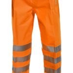 Beeswift Birkdale Hi-Vis Waterproof Breathable Trousers - Workwear Trousers | Xcel UK