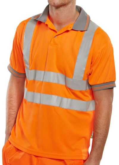 Beeswift Short Sleeve Hi-Vis Polo Shirt - High Visibility Polo Shirts | Xcel UK