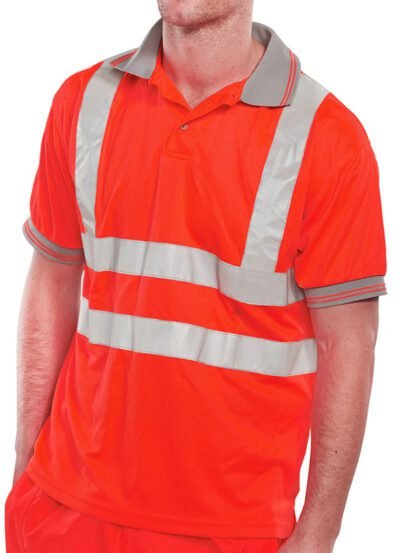 Beeswift Short Sleeve Hi-Vis Polo Shirt - High Visibility Polo Shirts | Xcel UK