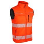 Beeswift Deltic Hi-Vis Softshell Rail Bodywarmer - Softshell Jacket | Xcel UK