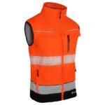 Beeswift Deltic Two-Tone Hi-Vis Softshell Rail Bodywarmer - Fleece | Xcel UK