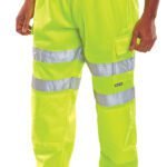 Beeswift Fleece Jogger Hi-Vis Trousers - Workwear Trousers | Xcel UK