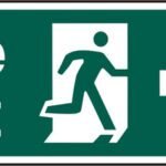 Beeswift Fire Exit Right Arrow Sign Rigid PVC - Safety Signs Fire Exit Signs | Xcel UK