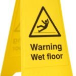 WARNING WET FLOOR A BOARD - Safety Signs Hazard Signs | Xcel UK