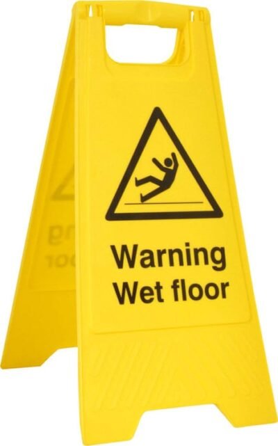 WARNING WET FLOOR A BOARD - Safety Signs Hazard Signs | Xcel UK