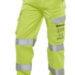Beeswift ARC Compliant Hi-Vis Trousers - Workwear Trousers | Xcel UK
