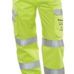 Beeswift ARC Compliant Hi-Vis Trousers - Workwear Trousers | Xcel UK