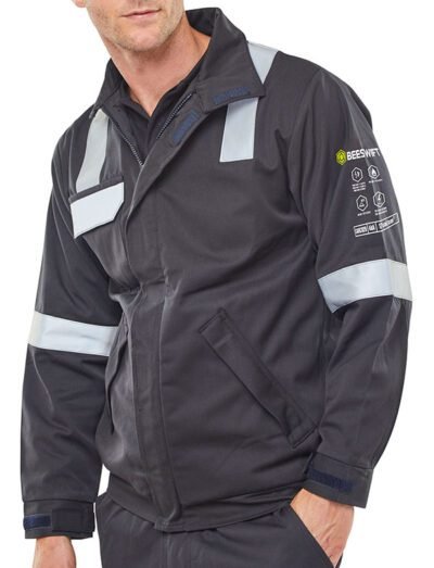 Beeswift ARC Compliant Woven Jacket - ARC Flash Jackets | Xcel UK