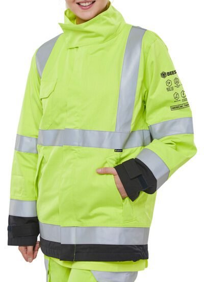 Beeswift ARC Complinant Woven Hi-Vis Two-Tone Jacket - ARC Flash Jackets | Xcel UK