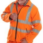 Beeswift Carnoustie Hi-Vis Fleece Jacket - High Visibility Fleeces | Xcel UK