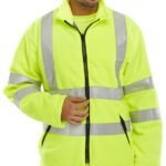 Beeswift Carnoustie Hi-Vis Fleece Jacket - High Visibility Fleeces | Xcel UK