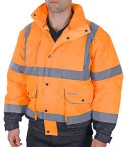 Beeswift Two-Tone Hi-Vis Constructor Bomber Jacket