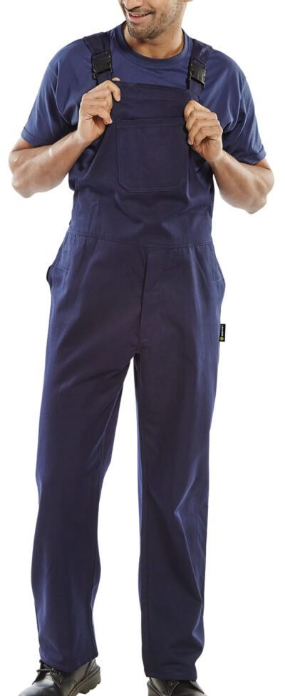 Beeswift Cotton Drill Bib and Brace - Workwear Bib&Braces | Xcel UK