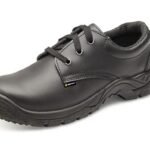 Beeswift Smooth Leather Tie Shoe - Cap | Xcel UK