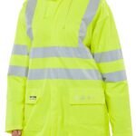 Beeswift Fire Retardant Hi-Vis Anti-Static Jacket - Fire Retardant Jackets | Xcel UK