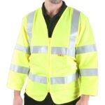 VIZ FIRE RETARDANT 3/4 JERKIN - High Visibility Jerkins | Xcel UK