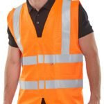 Beeswift Fire Retardant Hi-Vis Vest - Fire Retardant Waistcoats/Vests | Xcel UK