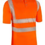 Beeswift Envirowear Hi-vis Short Sleeve Recyclable Polo Shirt - High Visibility Polo Shirts | Xcel UK