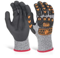 Beeswift Glovezilla Nitrile Palm Coated Gloves