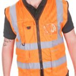 Beeswift Hi-Vis Executive Mesh Vest - High Visibility Waistcoats/Vests | Xcel UK