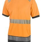 Beeswift Deltic Hi-Vis Two-Tone Short Sleeve T-Shirt - High Visibility Tee Shirts | Xcel UK