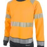 Beeswift Deltic Hi-Vis Two-Tone Sweatshirt - High Visibility Sweatshirts | Xcel UK