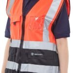 Beeswift Hi-Vis Two Tone Executive ID Vest - High Visibility Waistcoats/Vests | Xcel UK