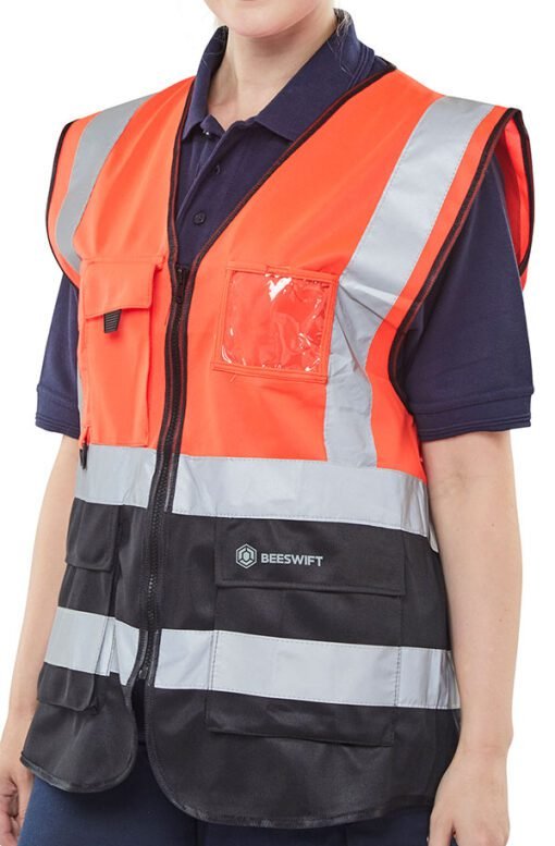 Beeswift Hi-Vis Two Tone Executive ID Vest