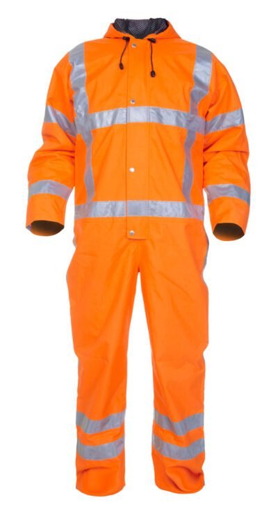 Hydrowear Ureterp SNS Hi-Vis Waterproof Coverall - Weather Proof Coveralls | Xcel UK