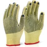Beeswift Reinforced Medium Weight Dotted Gloves - Safety Gloves | Xcel UK