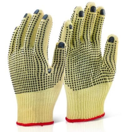 Beeswift Reinforced Medium Weight Dotted Gloves - Safety Gloves | Xcel UK