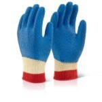 Beeswift Reinforced Latex Gloves Full Cuff - Safety Gloves | Xcel UK
