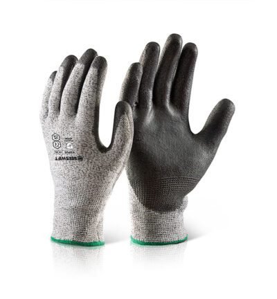 Beeswift PU Coated Cut Level 5 Gloves - Safety Gloves | Xcel UK