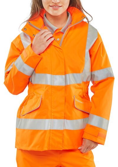 Beeswift Ladies Hi-vis Executive Jacket - High Visibility Jackets | Xcel UK