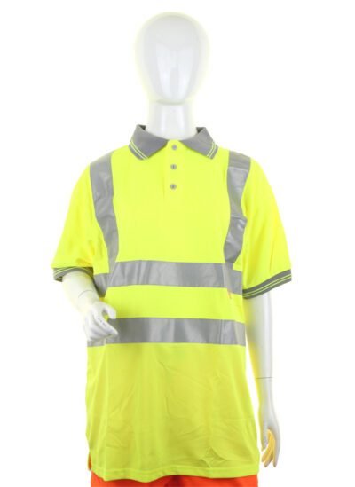 Beeswift Ladies Hi-Vis Short Sleeve Polo Shirt - High Visibility Polo Shirts | Xcel UK