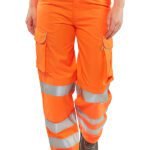 Beeswift Ladies Hi-Vis Rail Spec Trousers - Workwear Trousers | Xcel UK