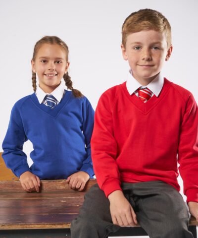 Maddins Kids coloursure v-neck sweatshirt - Sweatshirts | Xcel UK