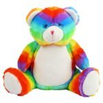 Mumbles Zippie rainbow bear - Soft Toys | Xcel UK